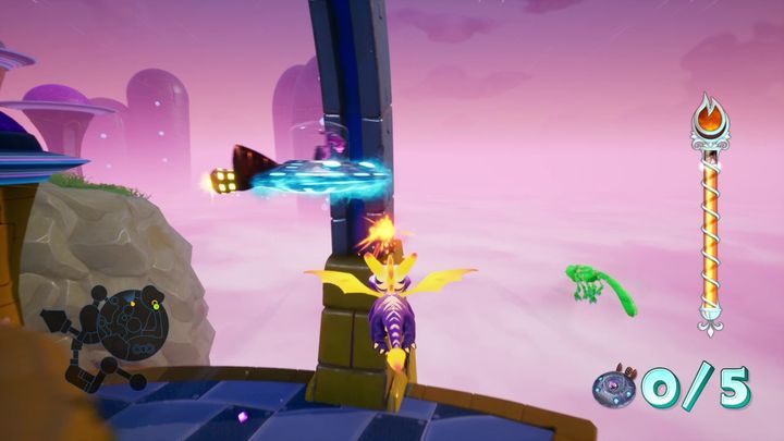 Tuż obok portalu do domu stoi brama hybrydowa - Metropolis - Solucja Spyro 2 Riptos Rage! - Spyro Reignited Trilogy - poradnik do gry