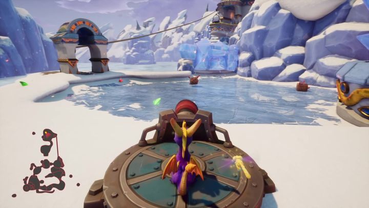 Sposób odblokowania: Na Lodowym Szczycie użyj dział, by zniszczyć 6 przedmiotów z lodu - Lista Trofeów w Spyro: Year Of The Dragon - Spyro Reignited Trilogy - poradnik do gry