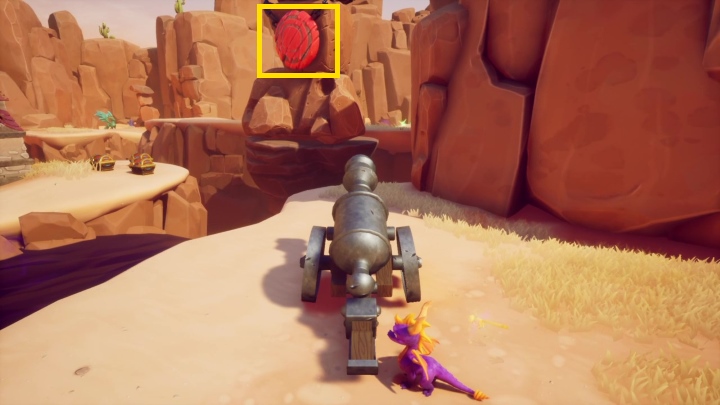 Dostanie się do kolejnych poziomów będzie wymagać od ciebie użycia armaty - Strażnicy Pokoju - Solucja Spyro the Dragon - Spyro Reignited Trilogy - poradnik do gry