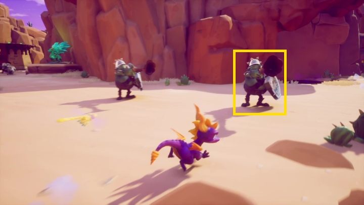 Możesz to zrobić na dwa sposoby - Wyschnięty Kanion - Solucja Spyro the Dragon - Spyro Reignited Trilogy - poradnik do gry