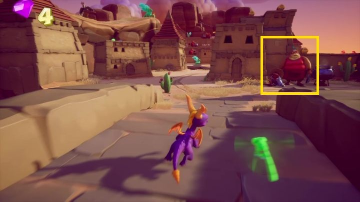 Po przejściu przez most trafisz na kolejnego matadora oraz wielką damę - Miasto na klifie - Solucja Spyro the Dragon - Spyro Reignited Trilogy - poradnik do gry
