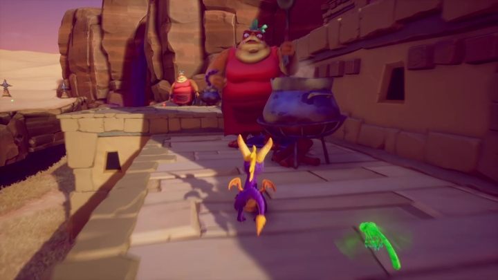 Droga no szczy wzgórza wypełniona jest przeszkodami. - Miasto na klifie - Solucja Spyro the Dragon - Spyro Reignited Trilogy - poradnik do gry
