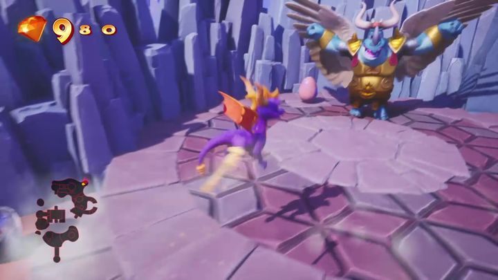 Na obszarze, gdzie masz 3 platformy, znajduje się niewielka wnęka - Jajka | Tajemnice i Sekrety w Spyro: Year Of The Dragon - Spyro Reignited Trilogy - poradnik do gry
