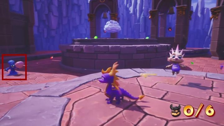 W tym samym miejscu, gdzie likwidujesz duchy znajduje się też złodziej - Jajka | Tajemnice i Sekrety w Spyro: Year Of The Dragon - Spyro Reignited Trilogy - poradnik do gry