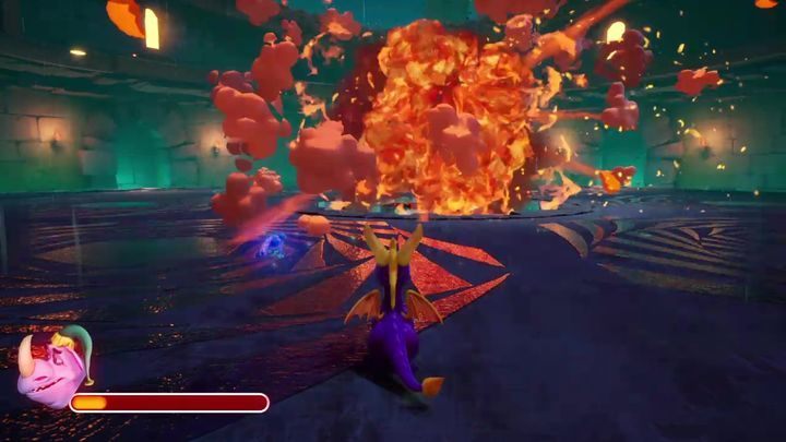 Po zapaleniu wszystkich świec, otworzą się drzwi prowadzące do miejsca, gdzie znajduje się Zaspany Czerep - Jajka | Tajemnice i Sekrety w Spyro: Year Of The Dragon - Spyro Reignited Trilogy - poradnik do gry