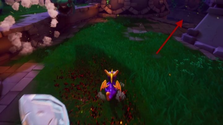 Po przeciwnej stronie tego placu znajduje się przejście do biblioteki - Dolina Nocy - Solucja Spyro the Dragon - Spyro Reignited Trilogy - poradnik do gry