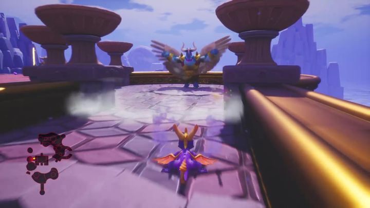 Z tego miejsca możesz udać się dalej w dwie strony - Iglice w Chmurach - Solucja do Spyro: Year Of The Dragon - Spyro Reignited Trilogy - poradnik do gry