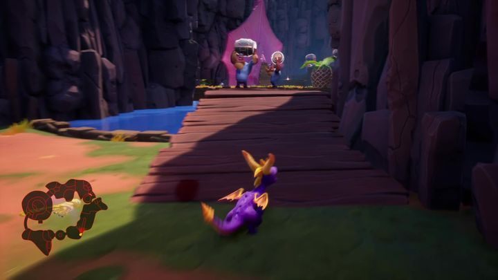 Następnie skieruj się w stronę pomostu - Wybrzeże Muszel - Solucja do Spyro: Year Of The Dragon - Spyro Reignited Trilogy - poradnik do gry