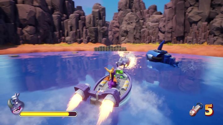 Z jeziora możesz także wypłynąć na powierzchnię - Wybrzeże Muszel - Solucja do Spyro: Year Of The Dragon - Spyro Reignited Trilogy - poradnik do gry