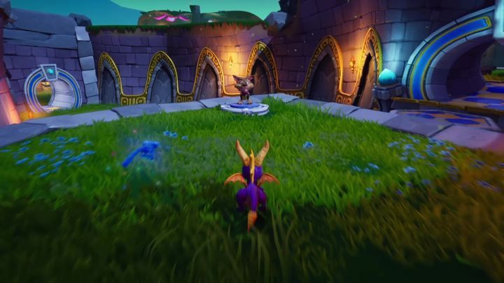 Szczególnie musisz uważać na obszarze z dwoma przyciskami - Zaczarowane Wieże - Solucja do Spyro: Year Of The Dragon - Spyro Reignited Trilogy - poradnik do gry