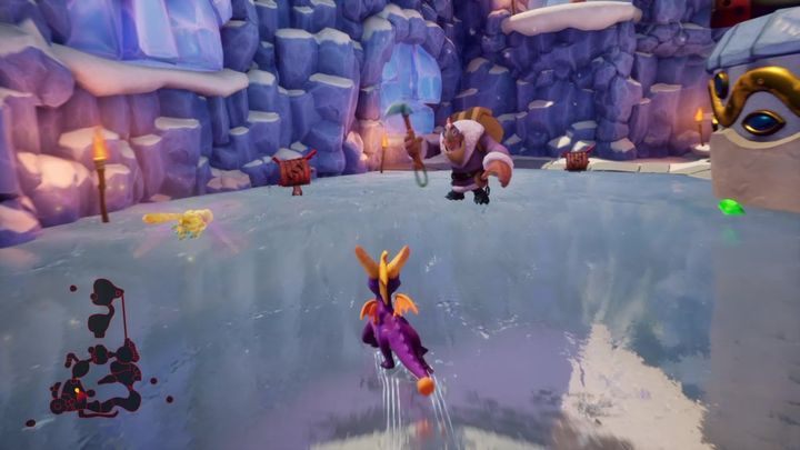 Droga ta doprowadzi cię do kolejnej lokacji - Lodowy Szczyt - Solucja do Spyro: Year Of The Dragon - Spyro Reignited Trilogy - poradnik do gry