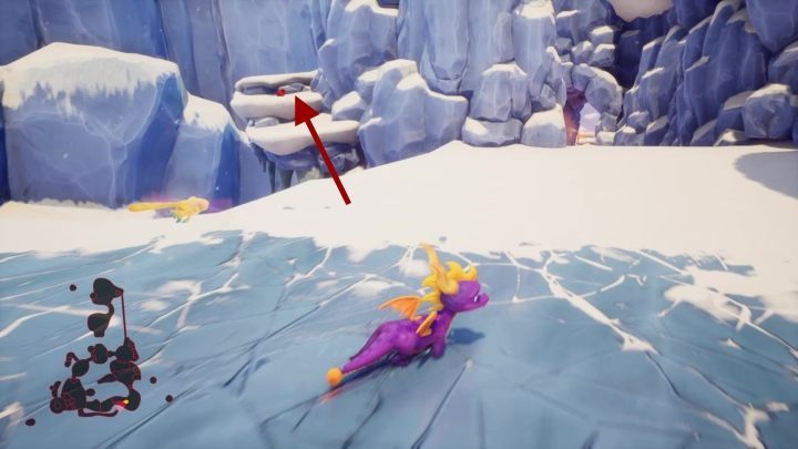 Nastepnie udaj się korytarzem, który sobie odblokowałeś - Lodowy Szczyt - Solucja do Spyro: Year Of The Dragon - Spyro Reignited Trilogy - poradnik do gry