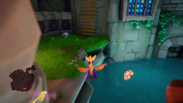 Z tej samej półki na której znalazłeś ostatnie jajo, przeskocz na kolejną półkę - Wieczorne Jezioro - Solucja do Spyro: Year Of The Dragon - Spyro Reignited Trilogy - poradnik do gry
