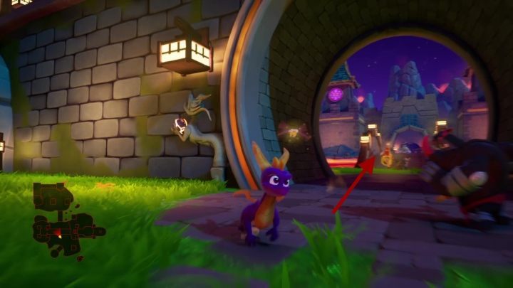 Będziesz mógł teraz na spokojnie przejść przez bramę - Fabryka Fajerwerków - Solucja do Spyro: Year Of The Dragon - Spyro Reignited Trilogy - poradnik do gry