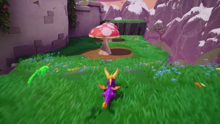 Po zaliczeniu tego zadania wróć przez portal - Zaklęta Grań - Solucja do Spyro: Year Of The Dragon - Spyro Reignited Trilogy - poradnik do gry