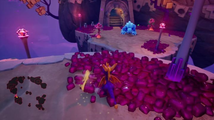 Dzięki temu będziesz mógł bezpiecznie wejść do jaskini - Kryształowe Wyspy - Solucja do Spyro: Year Of The Dragon - Spyro Reignited Trilogy - poradnik do gry