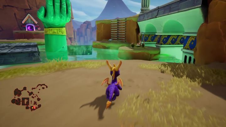 Trafisz na platformy - Pustynne Ruiny - Solucja do Spyro: Year Of The Dragon - Spyro Reignited Trilogy - poradnik do gry