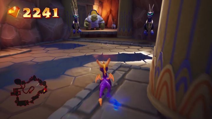 Za nimi znajdziesz niewielkie pomieszczenie - Nawiedzony Grobowiec - Solucja do Spyro: Year Of The Dragon - Spyro Reignited Trilogy - poradnik do gry