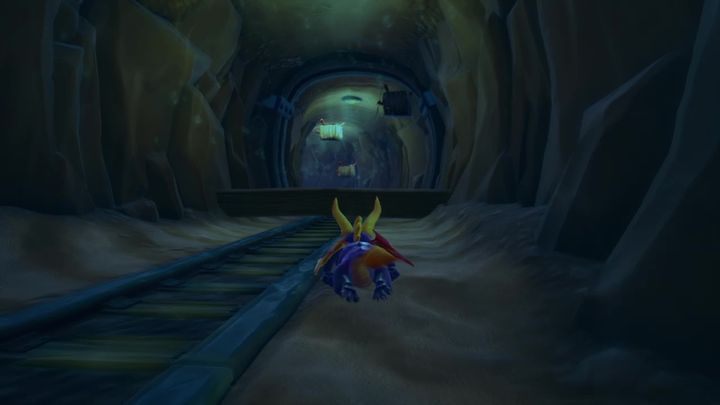 W przypadku zbiornika, będzie to wymagać przepłynięcia przez tunel - Kopalnie Dinozaurów - Solucja do Spyro: Year Of The Dragon - Spyro Reignited Trilogy - poradnik do gry