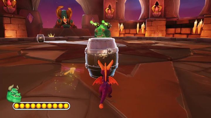 Oczywiście Chaps będzie stale wyprowadzał kontrataki - Chaps - boss w Spyro 2: Riptos Rage! - Spyro Reignited Trilogy - poradnik do gry