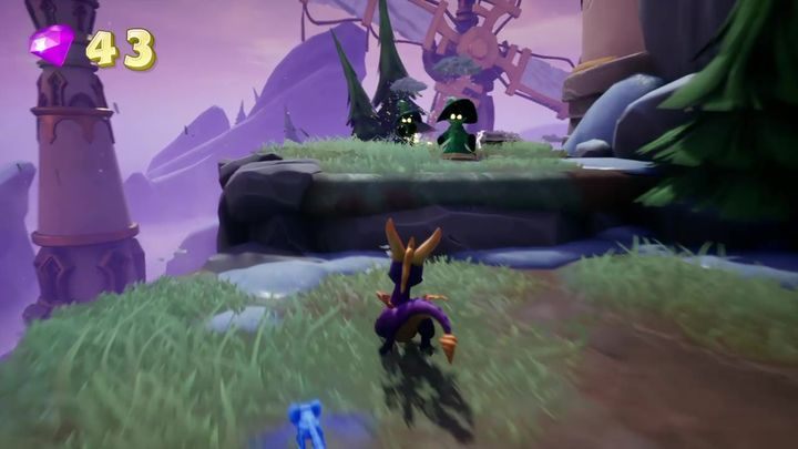 Idź prosto ścieżką - Skała Silnodmucha - Solucja Spyro the Dragon - Spyro Reignited Trilogy - poradnik do gry