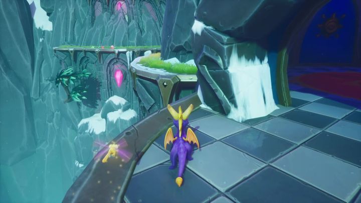 Uwaga: Od miejsca startowego prowadzi jeszcze jedna droga - Wzgórze czarnoksiężników - Solucja Spyro the Dragon - Spyro Reignited Trilogy - poradnik do gry