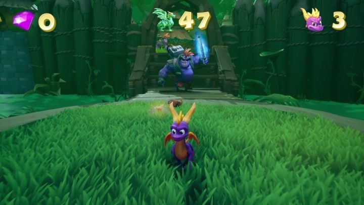 Wejdź po schodach, których strzegł - Drewniana osada - Solucja Spyro the Dragon - Spyro Reignited Trilogy - poradnik do gry