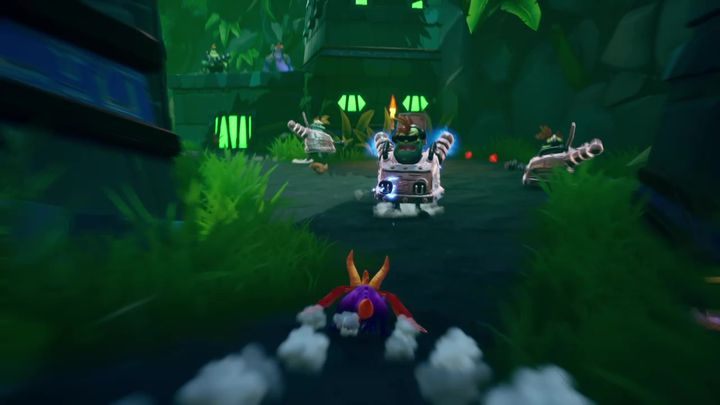 Po przejściu przez wszystkie płyty, trafisz na kolejne rozwidlenie - Drewniana osada - Solucja Spyro the Dragon - Spyro Reignited Trilogy - poradnik do gry