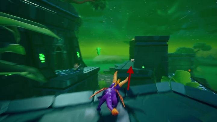 Skacz po nich i zbieraj pozostałe kryształy - Drewniana osada - Solucja Spyro the Dragon - Spyro Reignited Trilogy - poradnik do gry