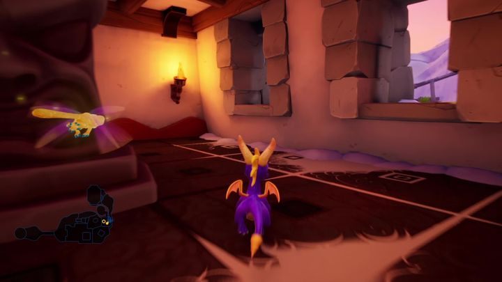 Wyskakując przez nie trafisz na wąską ścieżkę, która poprowadzi cię na niewielki zamarznięty staw - Świątynia kolosów - Solucja Spyro 2 Riptos Rage! - Spyro Reignited Trilogy - poradnik do gry