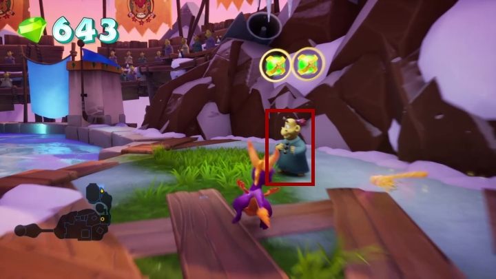 Po ich wykonaniu możesz wrócić na polanę, która przylega do domku, w którym mieszkał yeti - Świątynia kolosów - Solucja Spyro 2 Riptos Rage! - Spyro Reignited Trilogy - poradnik do gry