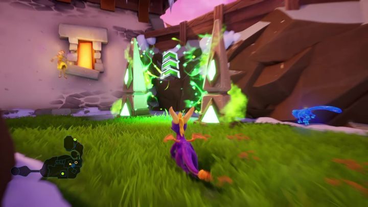 Następnie udaj się do pierwszej bramy supermocy na jaką trafiłeś w czasie gry - Świątynia kolosów - Solucja Spyro 2 Riptos Rage! - Spyro Reignited Trilogy - poradnik do gry