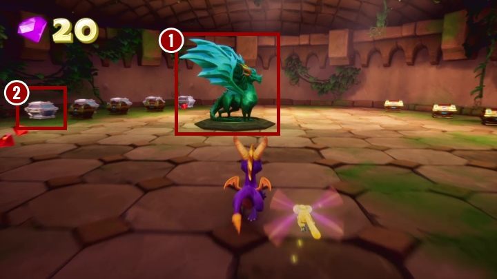 Studnię opuścisz stając nad jej wylotem - Kamienne Wzgórze - Solucja Spyro the Dragon - Spyro Reignited Trilogy - poradnik do gry