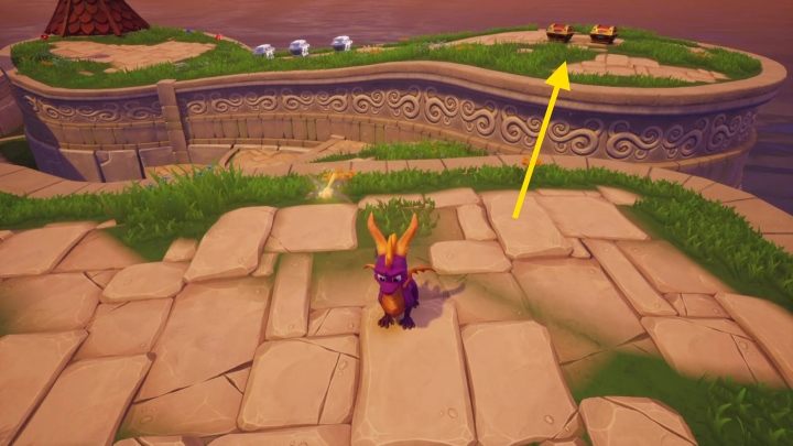 Następnie przeskocz na sąsiednią platformę - Rynek - Solucja Spyro the Dragon - Spyro Reignited Trilogy - poradnik do gry