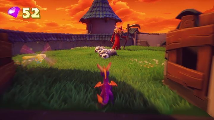 Strach na wróble i jego psy. - Twierdza Dyńki - Solucja Spyro the Dragon - Spyro Reignited Trilogy - poradnik do gry