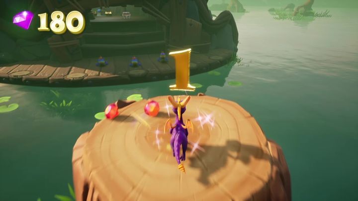 Jest ono strzeżone przez trzy żaby - Mgliste trzęsawisko - Solucja Spyro the Dragon - Spyro Reignited Trilogy - poradnik do gry