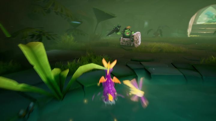 Doprowadzi cię ona do niewielkiej groty - Mgliste trzęsawisko - Solucja Spyro the Dragon - Spyro Reignited Trilogy - poradnik do gry