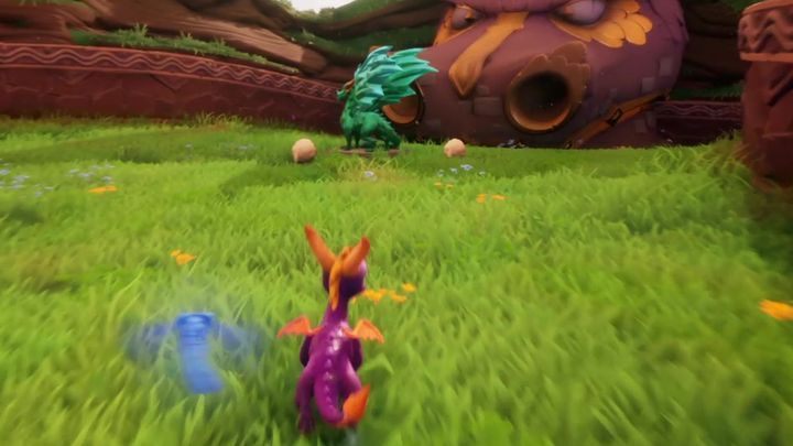 Nieopodal przejścia do Kamiennych wzgórz znajduje się przesmyk - Smoki do odnalezienia w Spyro the Dragon - Spyro Reignited Trilogy - poradnik do gry