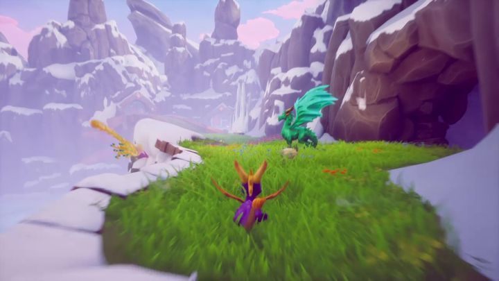 Ajaksa znajdziesz tuż przy jaskini, w której umiejscowiona jest rampa - Smoki do odnalezienia w Spyro the Dragon - Spyro Reignited Trilogy - poradnik do gry