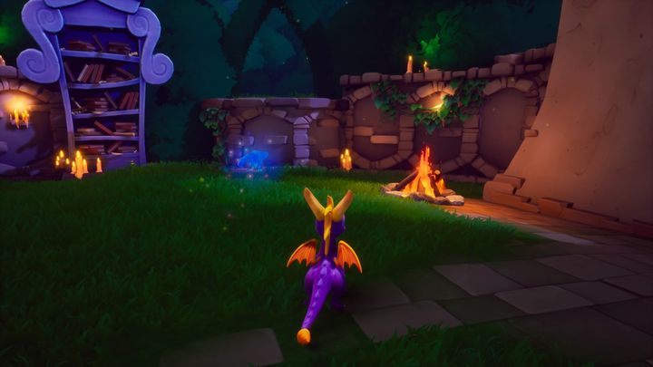 Komentarz: Oba ogniska znajdują się przy schodach prowadzących do wyjścia z etapu - Trofea i osiągnięcia w Spyro the Dragon - Spyro Reignited Trilogy - poradnik do gry