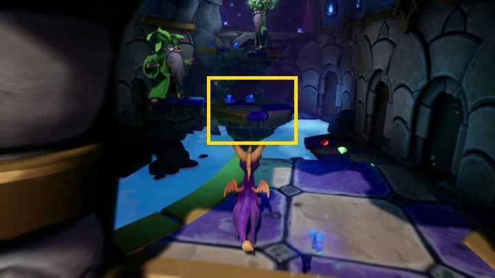 Komentarz: W czasie przechodzenia poziomu Skała Silnodmucha, trafisz na druidów którzy poruszają niewielkimi platformami - Punkty doświadczenia w Spyro the Dragon - Spyro Reignited Trilogy - poradnik do gry
