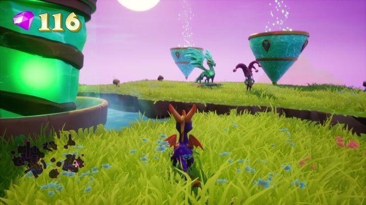 W końcu wyjdziesz na obszar, w którym trafisz na błazna - Tkacze marzeń - Solucja Spyro the Dragon - Spyro Reignited Trilogy - poradnik do gry