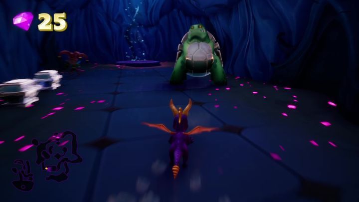 Od miejsca walki prowadzi droga w lewo - Mroczny labirynt - Solucja Spyro the Dragon - Spyro Reignited Trilogy - poradnik do gry