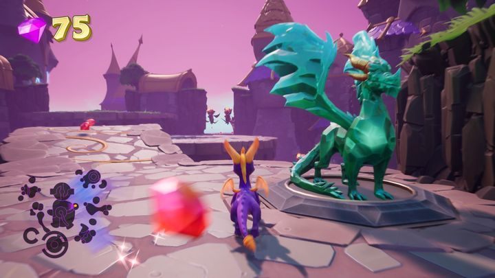 Teraz możesz wrócić na platformę na której znalazłaś pierwszą wróżkę - Wyśniony zamek - Solucja Spyro the Dragon - Spyro Reignited Trilogy - poradnik do gry