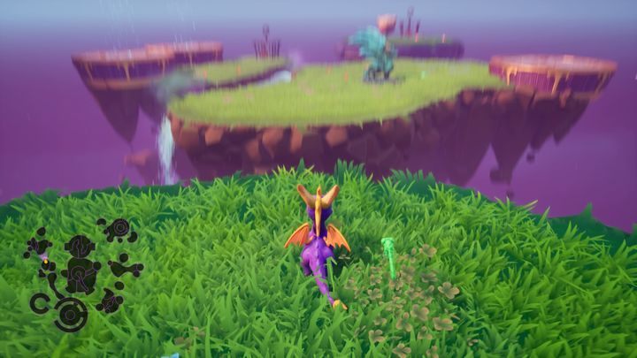 Następnie udaj się do wyjścia znajdującego się po drugiej stronie dziedzińca niż smok - Wyśniony zamek - Solucja Spyro the Dragon - Spyro Reignited Trilogy - poradnik do gry
