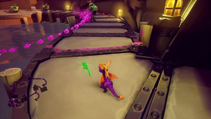 Następnie będziesz mógł wyjść na kolejny pomost - Pomarańczowa przystań - Solucja Spyro the Dragon - Spyro Reignited Trilogy - poradnik do gry