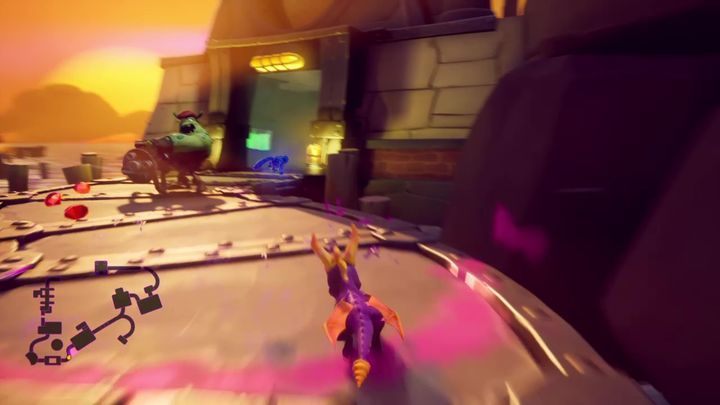 Potem przejdziesz do pomieszczenia z pompami - Pomarańczowa przystań - Solucja Spyro the Dragon - Spyro Reignited Trilogy - poradnik do gry