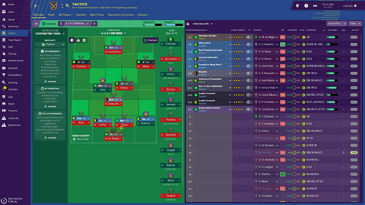 Taktyka to kluczowy element rozgrywki w grze Football Manager 2019 i to właśnie od prawidłowego jej ustawienia będą zależeć wyniki osiągane przez Twoich zawodników - Pierwsze kroki w Football Manager 2019 - Football Manager 2019 - poradnik do gry