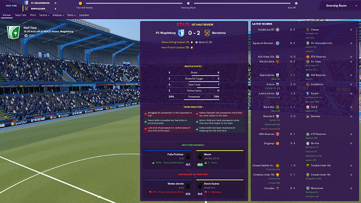 Musisz śledzić poczynania piłkarzy zarówno w trakcie przygotowań do meczu, jak i w trakcie spotkania - Porady ogólne - Football Manager 2019 - Football Manager 2019 - poradnik do gry