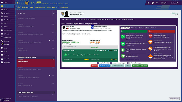 Sieć Scoutingu daje Ci wiele możliwości wyszukiwania zawodników w bardzo szerokiej bazie znanych piłkarzy - Scouting w Football Manager 2019 - Football Manager 2019 - poradnik do gry